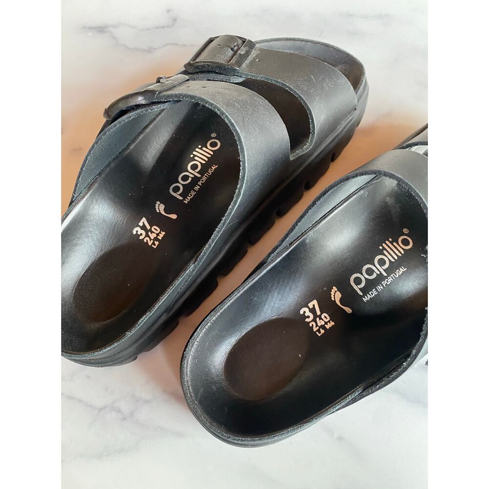Birkenstock Papillio Arizona Chunky Sandal Black Size 37 - Picture 4 of 5